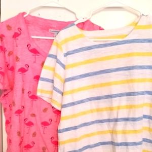 💐2 cute short sleeve summer tees